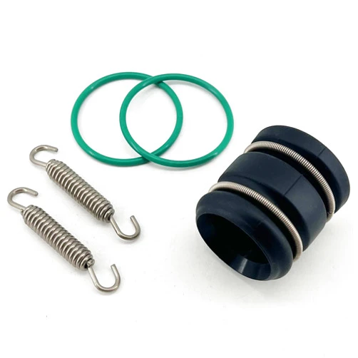 Specmoto Hardware 29/31mm Expansion Chamber to Silencer Coupler Seal and Spring Kit for 200 250 300 cc KTM Euro Type 2-Stroke Exhaust Seal Kit for KTM SX, Husqvarna TC TE, & GasGas MC Models Using OEM 50205057000