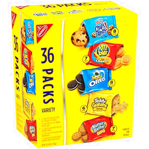Nabisco Cookies & Crackers Variety Pack - 36 Pk.- SCS
