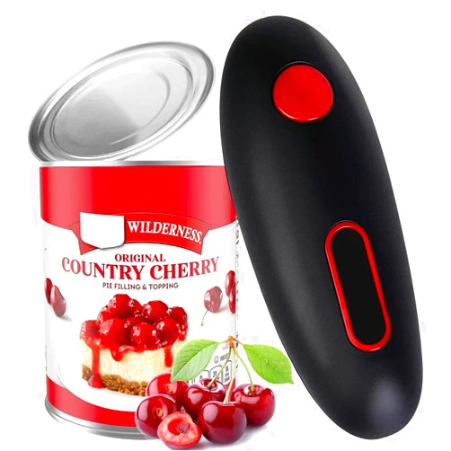 HIMMEL.HERZ.PAPIER Electric Can Opener, No Sharp Edge Can Opene, One-Touch Electric Can Opener with Auto Shut,Best Kitchen Gadgets Electric Can Openers for Seniors with Arthritis-P3, 1