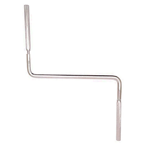 TUOREN Cowbell Mounting Extension Bracket Removable Long Percussion Z Shape Rod 10mm Drum Rod Cowbell Arm Holder Rod Percussion Mount Accessories for Bass Drum Hoop Drum Set Cymbal Stand Clamp