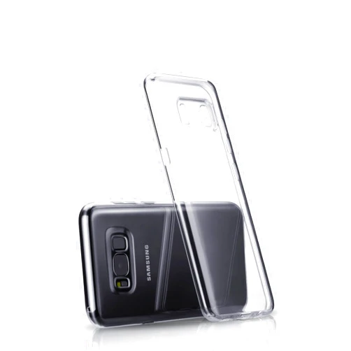 Technext020 Ultra Slim Fit Silicone Phone Case Compatible for Galaxy S8 Plus, Clear