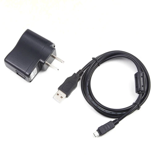 Maxinbuy in-Camera USB AC Power Adapter/Battery Charger + PC Cord for Olympus FE-4020