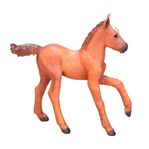 MOJO Arabian Foal Chestnut Colored Realistic Equestrian Horse Club Hand Painted Toy Figurine