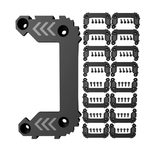 NyVoozy for Milwaukee Packout Cleats, Cleat 'n' Feet Cleats Compatible with Milwaukee Packout System, MountTool Box Storage System Anywhere NyVoozy (16, black)