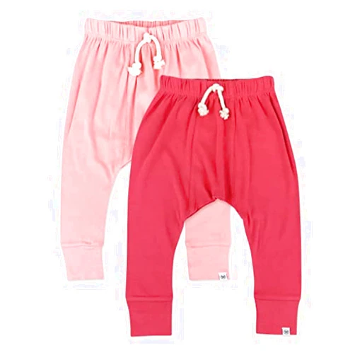 HonestBaby Honest Pants Joggers Pull on 100% Organic Cotton for Infant Baby and Toddler, Boys, Girls, Unisex