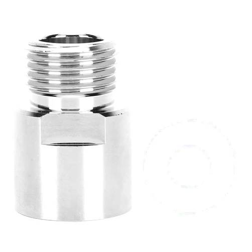 AYNEFY CO2 Cylinder Adapter with Gasket,Female Thread TR21‑4 to Male Thread CGA320 CO2 Refill Adapter CO2 Cylinder Connector for CO2 Bottle