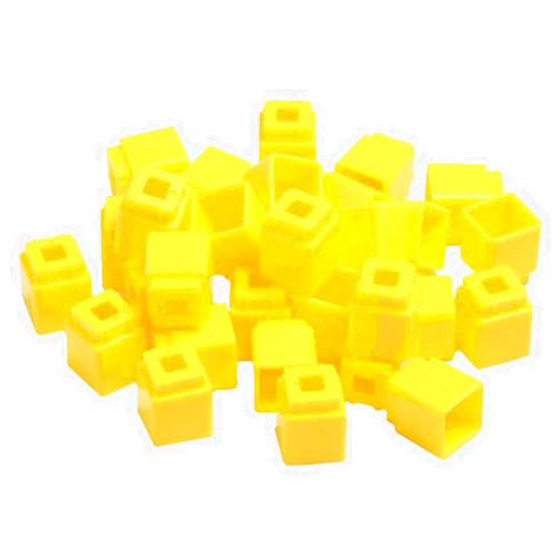 Didax Educational Resources Unifix Cubes, Yellow, Set of 100