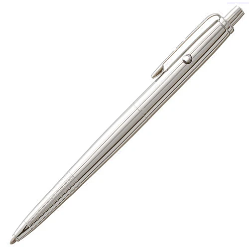 Fisher Space Pen Original Astronaut Space Pen, AG7 Series, Ballpoint, Chrome, Black Ink, Pocket Clip, Gift Box