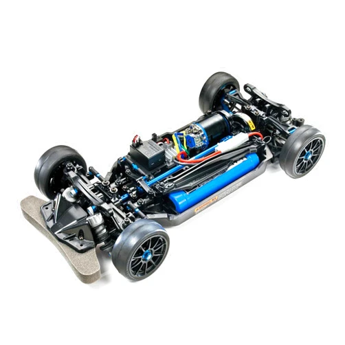 Tamiya 47326 47326-1:10 RC TT-02R Kit, Remote Controlled Car/Vehicle, Model Building, Chassis, Hobby, Black