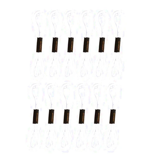 Huangyong Cross Stitch Threads, Black and White Cotton Embroidery Floss Bobbins for Knitting, Cross Stitch Project,White