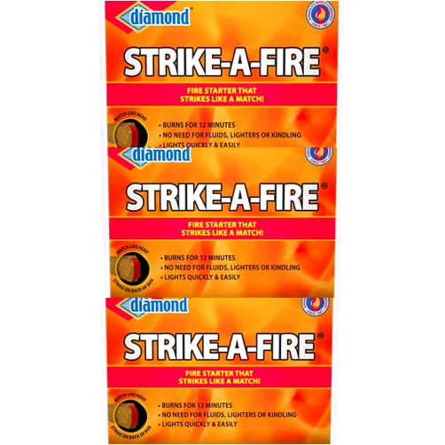 Generic Diamond Strike A Fire Starter 48CT 3 Pack Total 144
