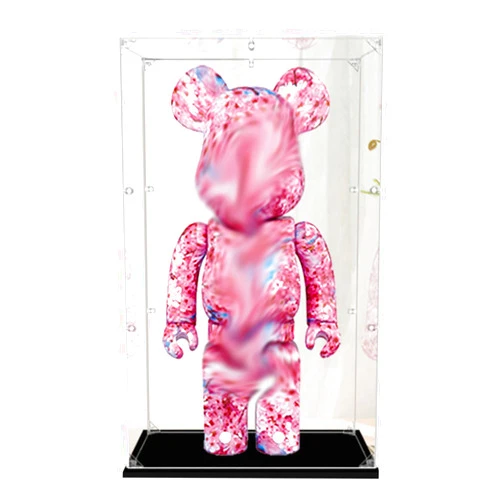 JYMENLING YANJINGYJ Clear Acrylic Display Case, Better Display Cases, Acrylic Box, Collectible Display Show Case, Clear Showcase Store Box, HD UV Background Printing (Color : C, Size : 39X28X74CM)