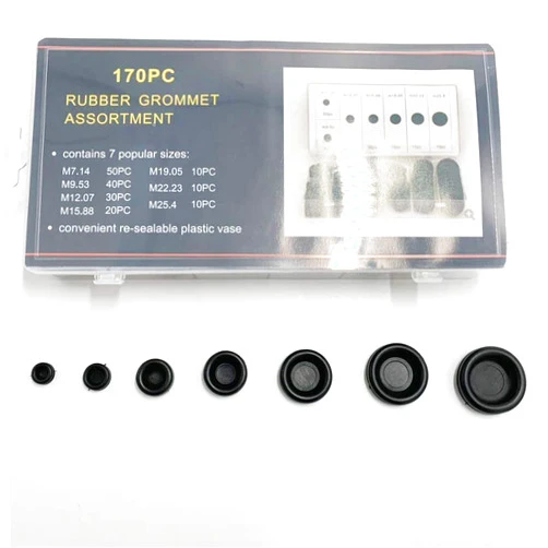 TingAo 170PCS Rubber Grommet Firewall Hole Plug Set Electrical Wire Gasket Wonderful