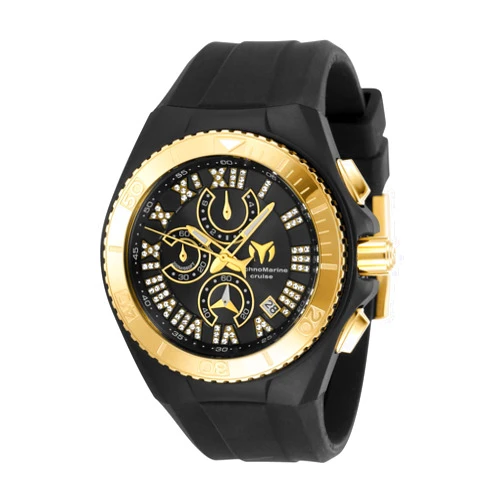 TechnoMarine Men's Cruise Star TM119016 Quartz Watch, Japanese (Black)