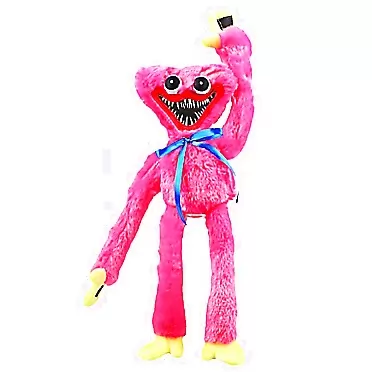 MIWEN Poppy Playtime Huggy Wuggy Plush Toy - 15.8 inch Kissy Missy Plush Toy for Kids - Pink Poppy Playtime Huggy Wuggy Plush Figure Birthday Gifts(Pink)