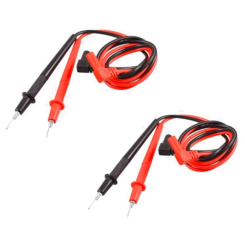 LDEXIN 2PCS Replacement Test Lead, Soft Silicone Electrician Test Leads CAT III 1000V & CAT IV 600V, 31
