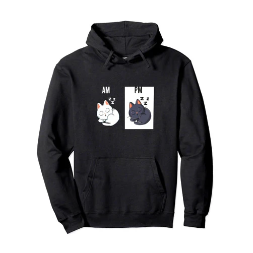 Pyjama, Schlafanzug, Langschläfer Geschenke witzig Langschläfer Design Morgenmuffel Slogan Sleep Outfit AM PM Pullover Hoodie