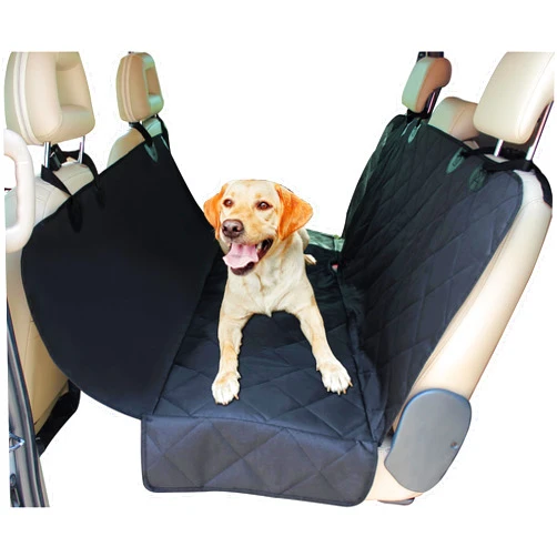 JESPET Dog Car Seat Cover for Pets, Dog Car Travel Car Seat Protector for Cars, Trucks, SUV, Black