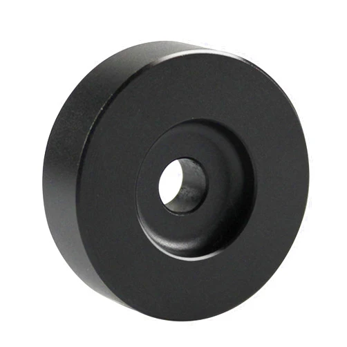 Pareiko Precision 45RPM Aluminum Adapter with Smooth Black Finish for 7