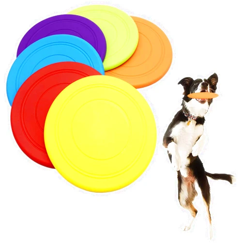 Bvrbaory 6 Pack Dog Flying Disc,Dogs Training Interactive Toys,Puppy Flyer Toy Dog Flyer,Lightweight Soft Floating Saucer for Small Medium Dog Outdoor Sport,Safe on Teeth
