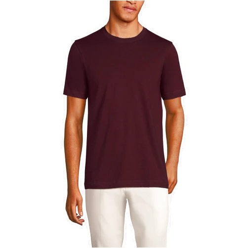 Lands' End Men's Short Sleeve Supima Cotton Tee