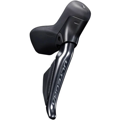 SHIMANO Ultegra ST-R8170/BR-R8170 Di2 Shift/Brake Lever and Hydraulic Disc Caliper - 2x12-Speed, Flat Mount, Black (Left/Front)