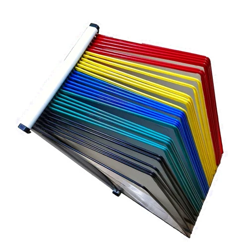 GMWXJKKL Metal Wall Reference Organizer - Desktop Flip Display Folder, 30 Display Pockets, Desktop Reference System, Deluxe Catalog Display Rack, for Office/Home Display and Storage A4 Documents