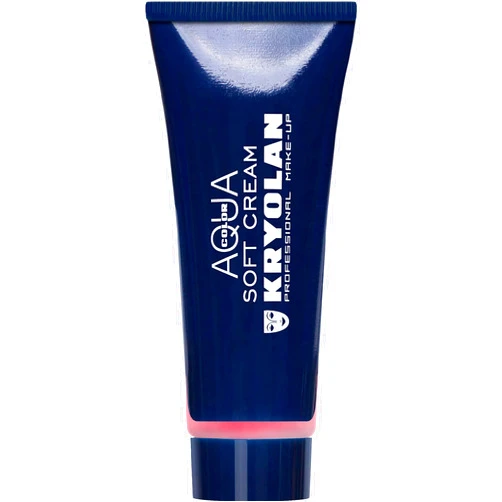 Kryolan Aquacolor Soft Cream Tube 25ml | Creamy Liquid Special Effects Makeup | Face and Body Paint For Skin of All Types | Professional Halloween Makeup, Theater, Cosplay, Costume, SFX Face Paint