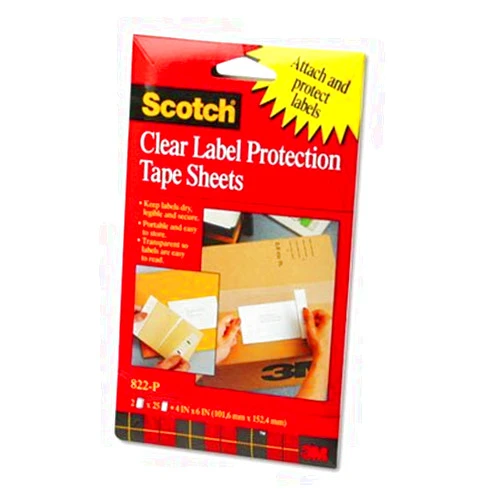 Scotch MMM822P - Scotch ScotchPad Label Protection Tape Pads