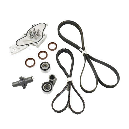 Benefast TKH002 Timing Belt Kit with Water Pump Kit Fits for Acura MDX RDX RL TL TSX ZDX Honda Accord Crosstour Pilot Odyssey Ridgeline 3.0 3.2 3.5 3.7L 2003-2017 Replace# TCKWP329 TKH-002