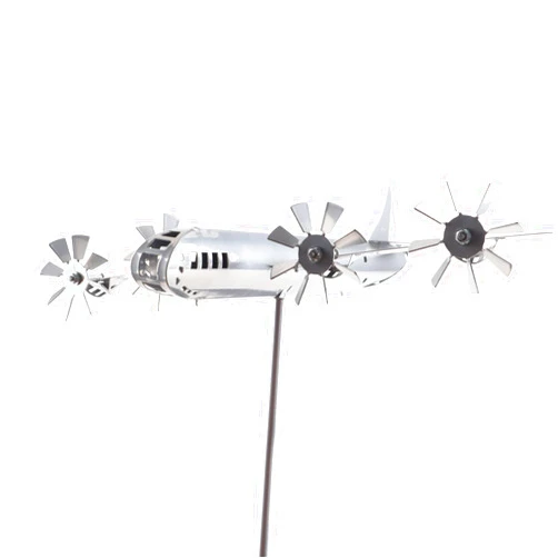 Haofy Aircraft Wind Sculpture, Airplane Yard Spinners Windmill, Wind Powered Airplane Windmills for The Yard, Garden, Patio