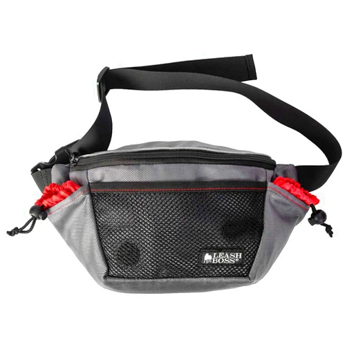 Leash Boss Dog Treat Pouch for Training | Training Treat Pouches for Pet Training | Treat Bag for Dog Training | Portable Kibble Snack Container for Pets | Fanny Pack Waist Belt Transport On The Go