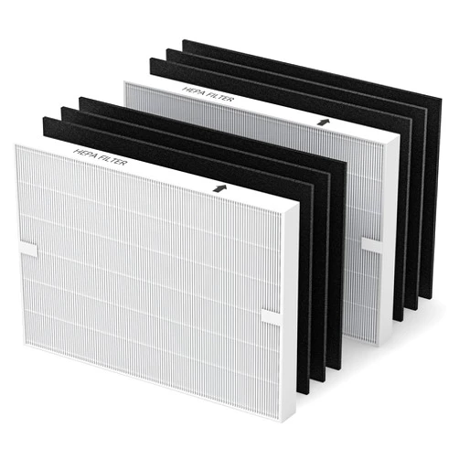 Cabiclean AP-1512HH Air Purifier Replacement Filter Set for Coway Airmega AP-1512HH and and Airmega 200M air Purifier, 2 HEPA and 6 Carbon Filters, Compared to Part #3304899