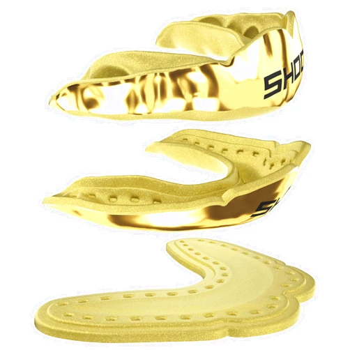 Shock Doctor Slim Mouthguard 2.4mm Thin Mouth Guard. Microfit for Football, Hockey, Lacrosse, Baseball, Softball, Basketball and More. Youth and Adults. Also for Night Guard Teeth Grinding