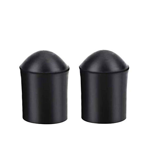 Tbest Upright Bass Pin,2pcs Black Double Bass Endpin Rubber Tip End PinStopper Protector EndMusical Instrument Accessory Electric Double Bass Stopper Rubber Cello end tip pin