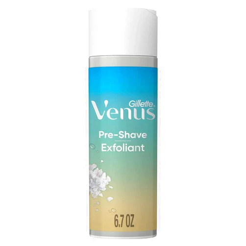 Gillette Venus Women's Exfoliant Scrub, Pre-Shave Sea Salt Exfoliant Scrub – 6.7 oz