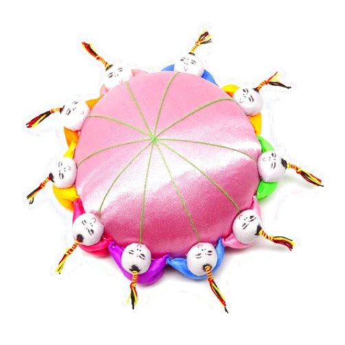 Honbay Handmade Product Chinese Traditional Style Needle Pin Cushion with 10 Kids (Pink)