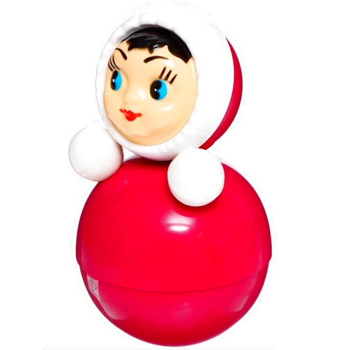 Zavidov Tumbler Toy/tilting Toy, Roly-poly Baby Toy Nevalyashka with Sound, Small 6.25/16cm (001) by Zavidov