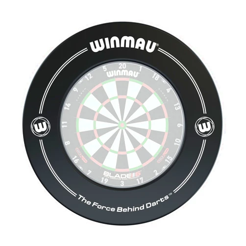 WINMAU Black Printed Dartboard Surround