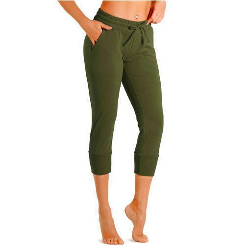 icyzone Women's Active Joggers Sweatpants - Athletic Yoga Lounge Capris with Pockets