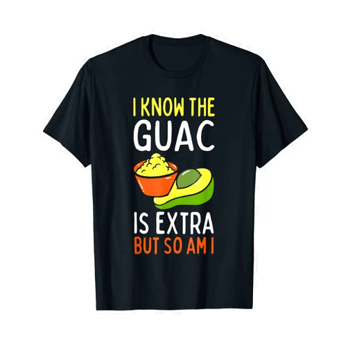 Funny Cinco De Mayo Mexican Fiesta Party Gift Shop Mexican Guacamole Avocado Cinco De Mayo T-Shirt