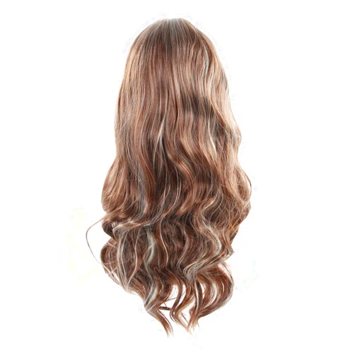 Gucagle Women Long Curly Wig Fashionable Fluffy Synthetic Hair Cosplay Party Halloween Daily Wear High Temperature Fiber 24.8 Inches