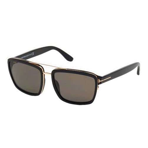 Tom Ford ANDERS FT 0780 Shiny Black/Grey 58/17/140 men Sunglasses