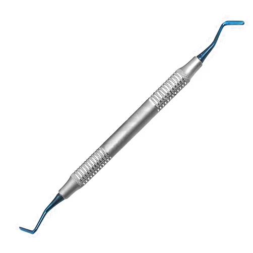 TeckMed Dental Amalgam Filling Instrements Composite Shaper Carver Burnisher and Plugger by TeckMed Instruments (Flat Ends Filling Carver)