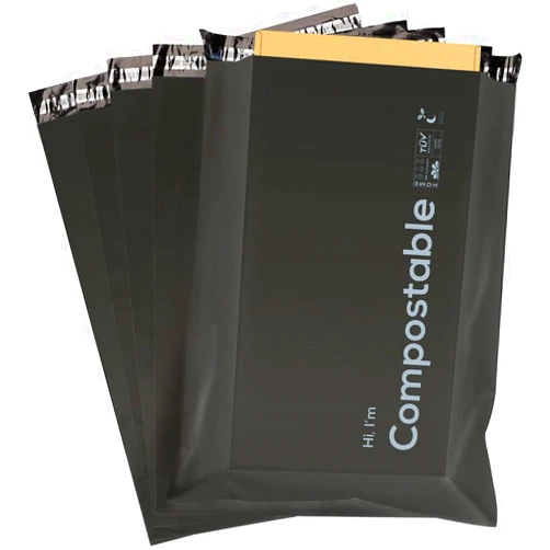 KTOB 10x13 inch Biodegradable Shipping Bags,50 Count Compostable Poly Mailers with Eco Friendly Packaging Envelopes Supplies Mailing Bags