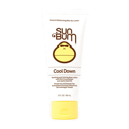Sun Bum Cool Down Aloe Vera Lotion - Vegan After Sun Care with Cocoa Butter to Soothe and Hydrate Sunburn - 3 oz