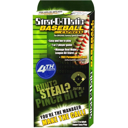 Strat-O-Matic Baseball Express 4th Edition