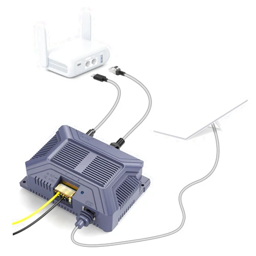 XLTTYWL Starlink V3 Poe Injector, 200W 5 in 1 GigE Passive & ESD Protection Gen 3 Starlink 12v with USB & Type-C Power Output and DC Step UP Converter DC 9-36V/200W for Starlink Gen 3 Dishy