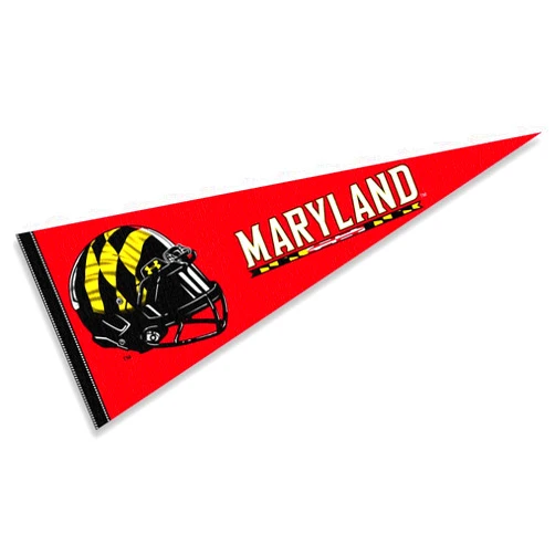 College Flags & Banners Co. Maryland Terrapins Football Helmet Pennant