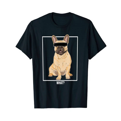 Lustige Zensierte Französischer Bulldogge Geschenk What Cool French Bulldog Funny Dog Gift T-Shirt